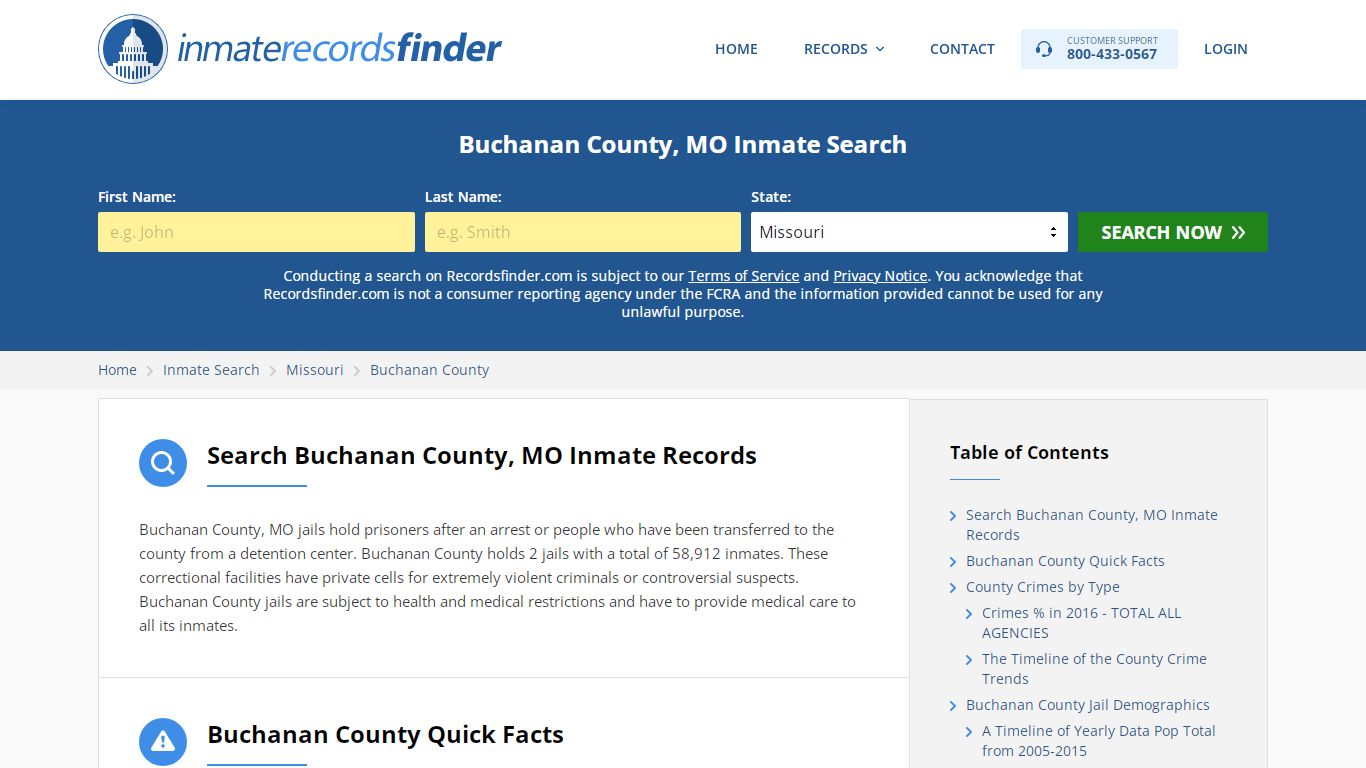 Buchanan County, MO Inmate Lookup & Jail Records Online