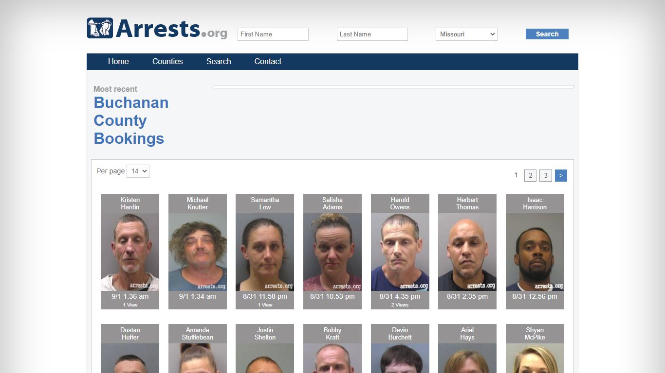 Buchanan County Arrests and Inmate Search